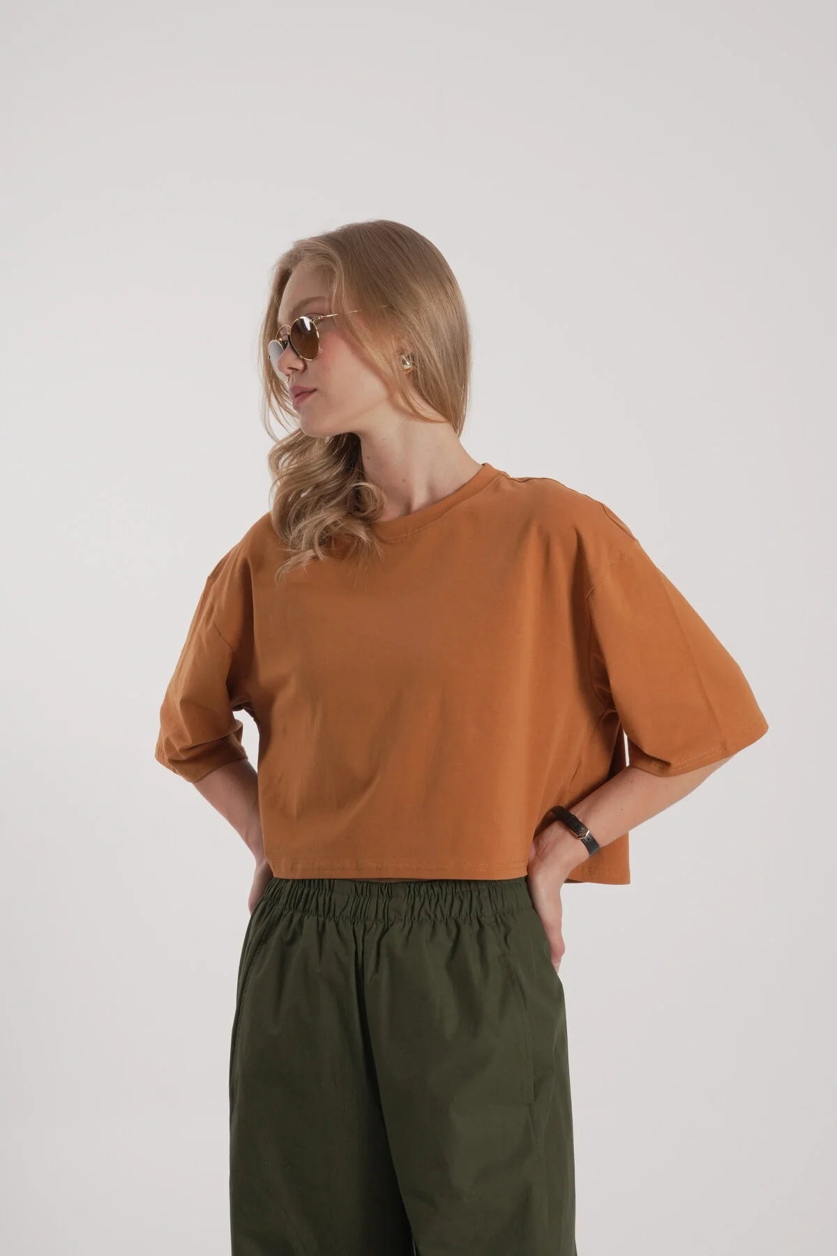 Kadın Oversize Crop