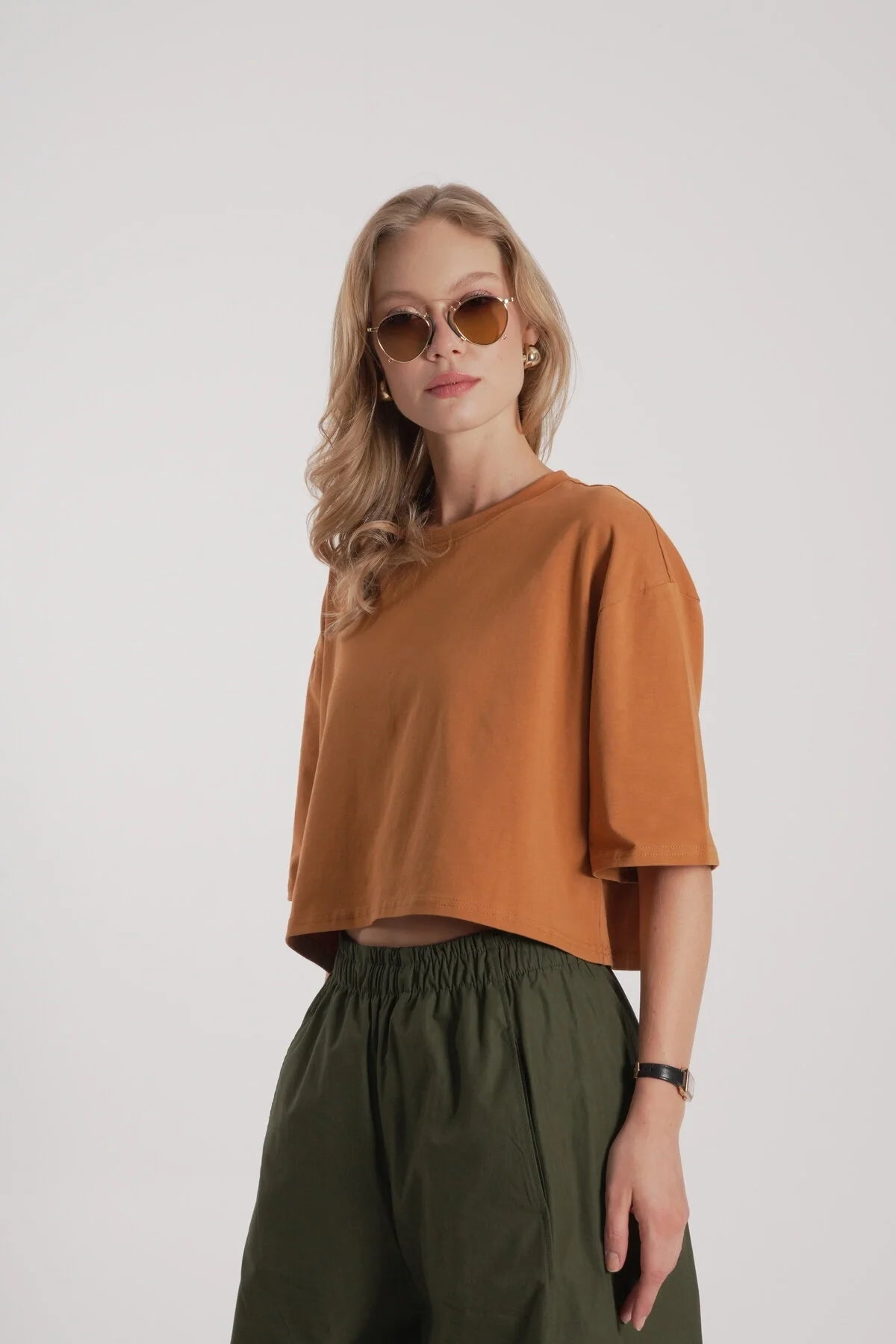 Kadın Oversize Crop
