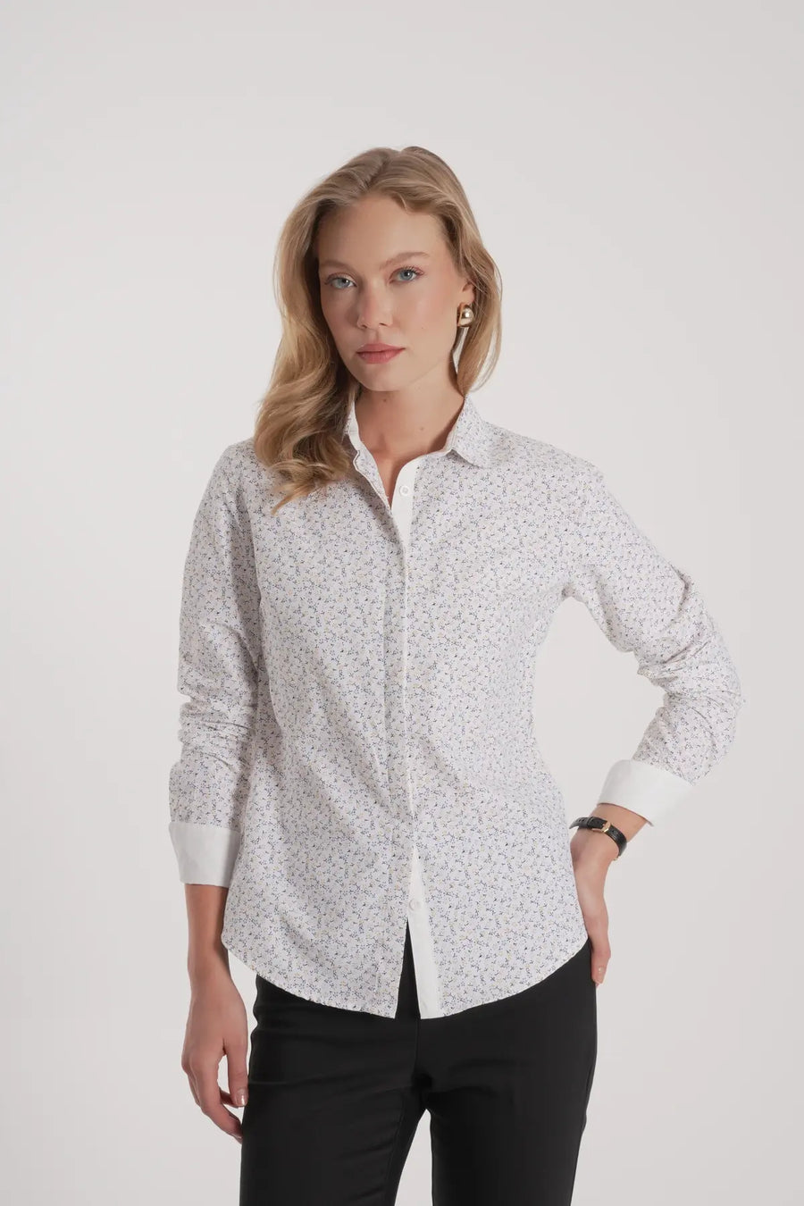 Kadın Desenli Gömlek