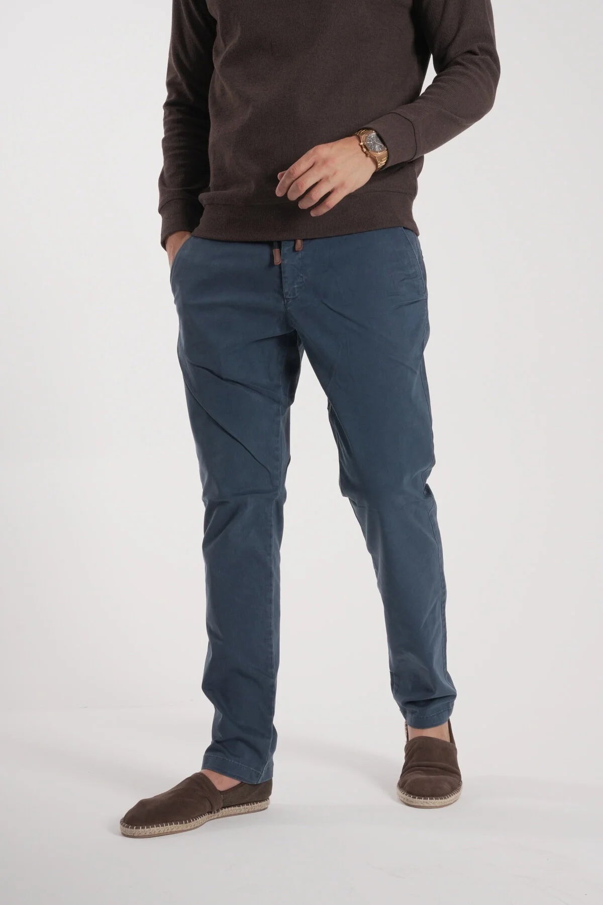 Erkek Luxury Bağcık Detay Pantolon