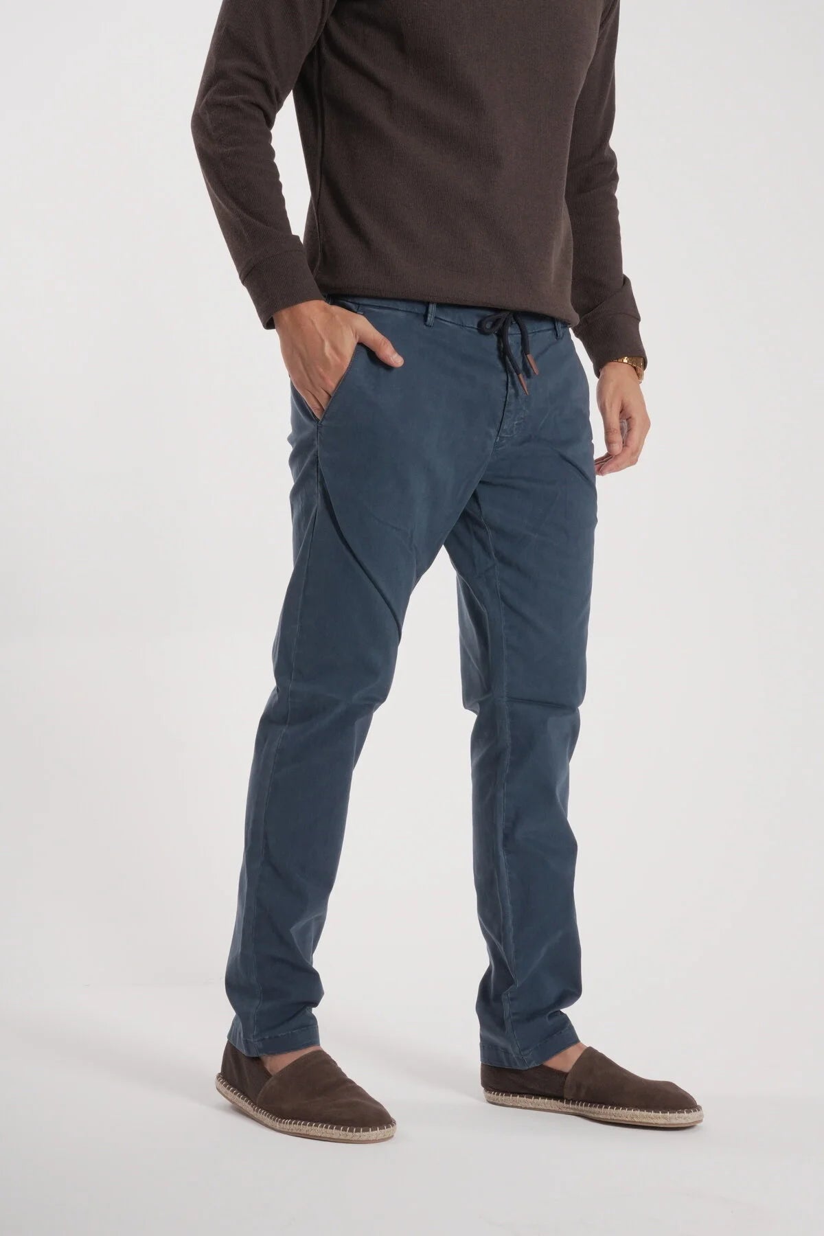 Erkek Luxury Bağcık Detay Pantolon