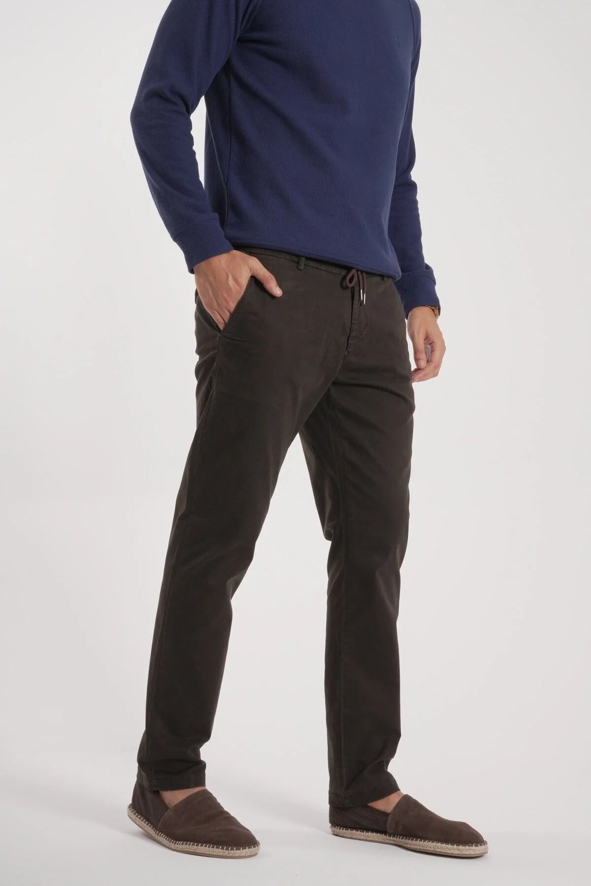 Erkek Luxury Bağcık Detay Pantolon