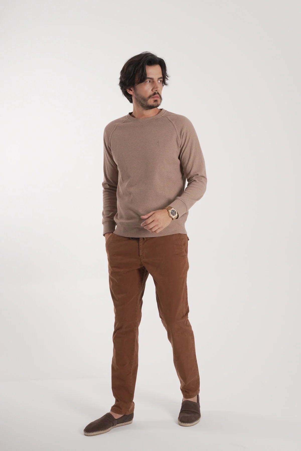 Erkek Luxury Bağcık Detay Pantolon