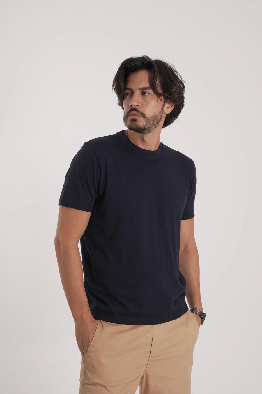 Erkek Merserize T-Shirt