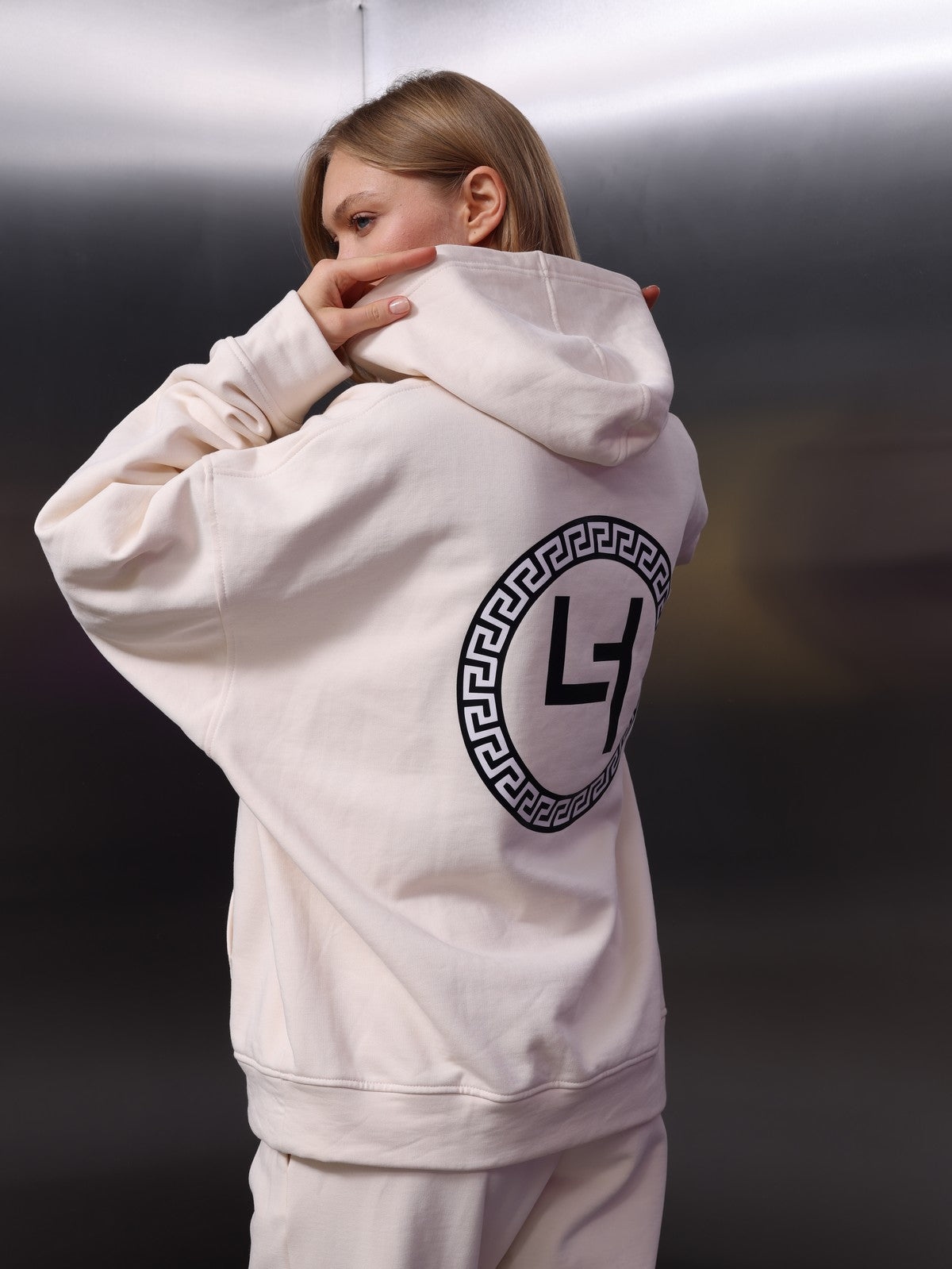 Unisex Kore Baskı Sweat