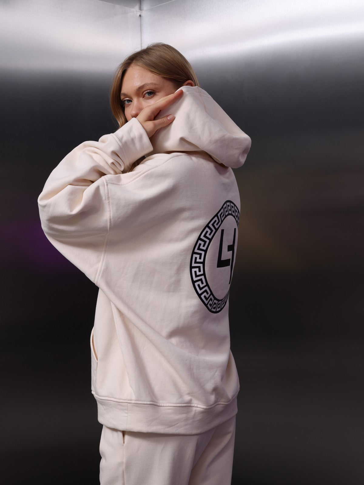 Unisex Kore Baskı Sweat
