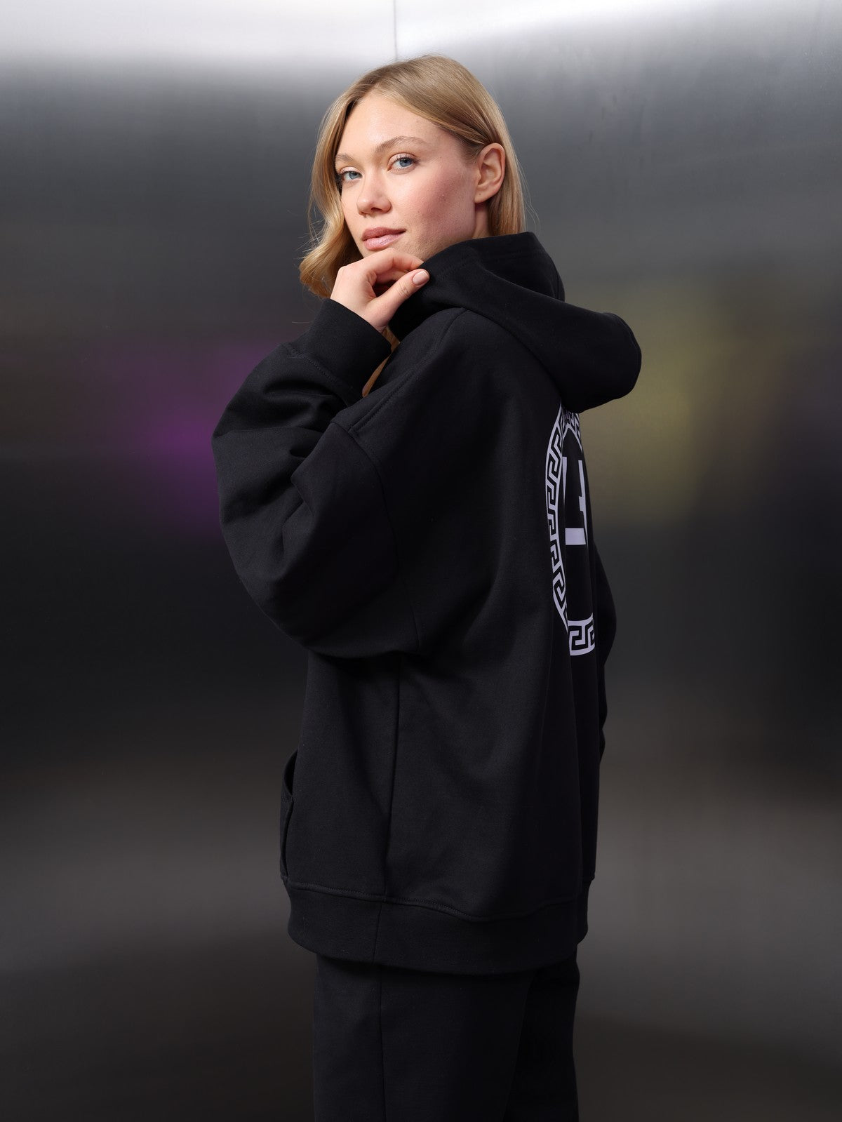 Unisex Kore Baskı Sweat