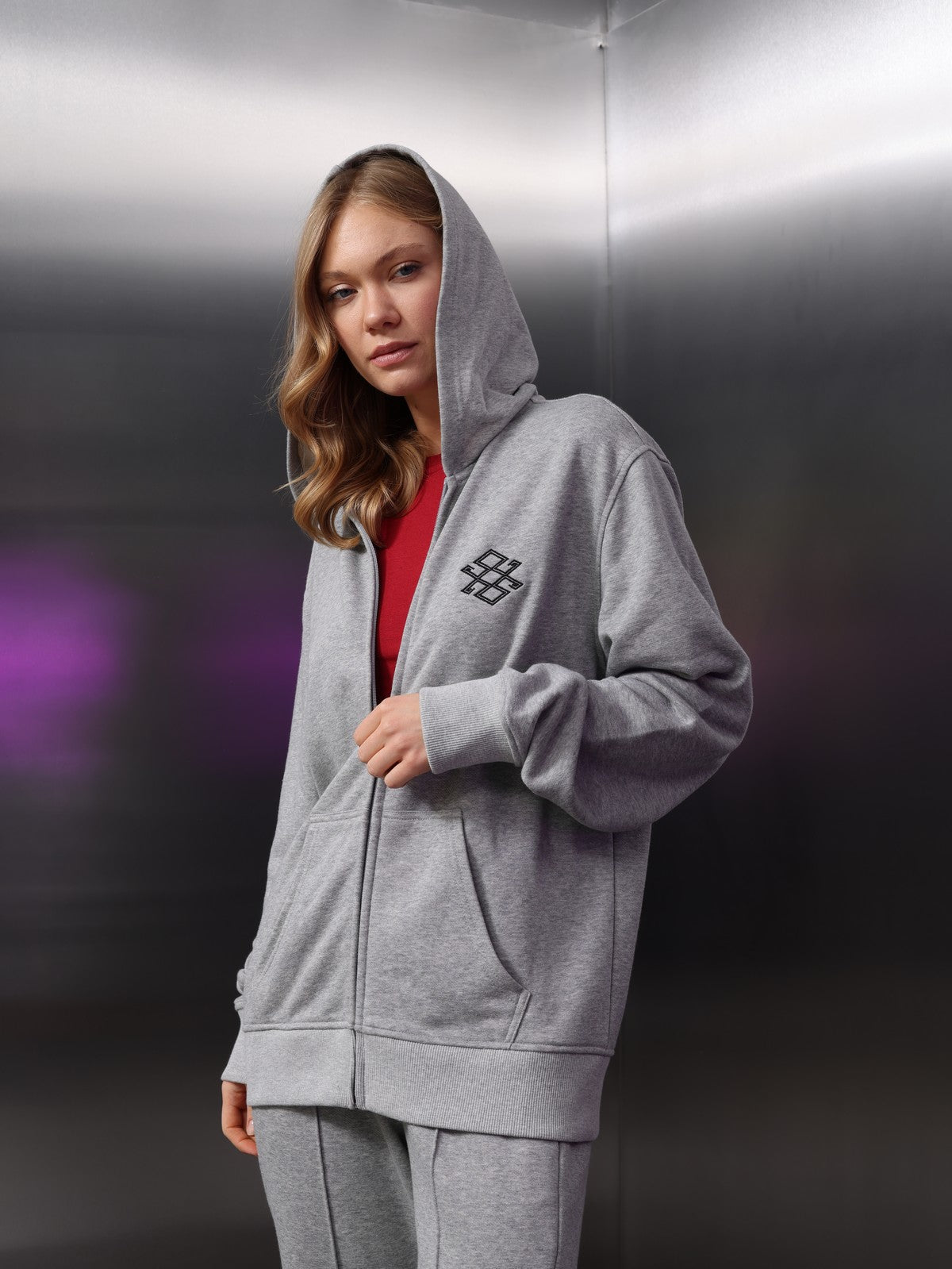 Unisex Nakış Detaylı Eşofman Takımı