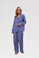 Kadın Kalın Çizgili Pijama Takımı