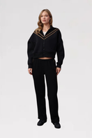 Kadın Scuba Crop Sweat Takım